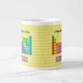 私は定期的にコーヒーが必要だ ジャンボコーヒーマグカップ (正面)