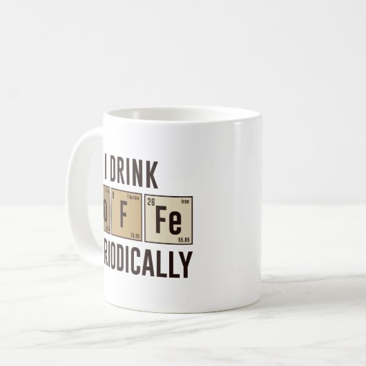 私は定期的にコーヒーを飲む コーヒーマグカップ (正面左)
