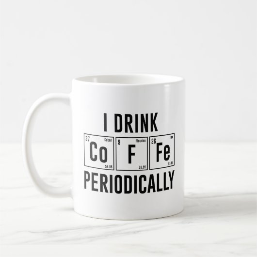 私は定期的にコーヒーを飲む コーヒーマグカップ (左)