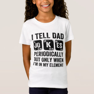 私は定期的にパパに冗談を言うが、その時だけは Tシャツ