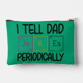 私は定期的にパパのジョークを言う アクセサリーポーチ (裏面)
