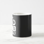私は定期的にパパのジョークを言う コーヒーマグカップ (中央)