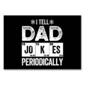 私は定期的にパパのジョークを言う テーブルナンバー (正面)