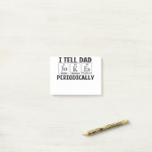 私は定期的にパパの冗談を言う ポストイット (デスク上)