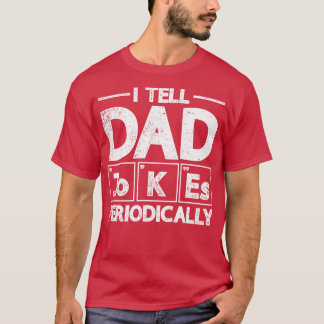 私は定期的にパパジョークを言うパパ Tシャツ