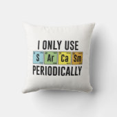 私は定期的に皮肉しか使わない クッション (裏面)