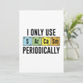 私は定期的に皮肉しか使わない サンキューカード (スタンド正面)