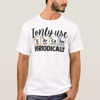 私は定期的に皮肉しか使わない Tシャツ