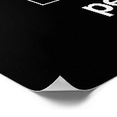 私は定期的楽しむにベーコンを作る ポスター (角)