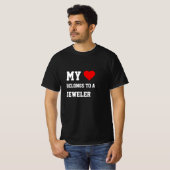 私は宝石商のTシャツに属している Tシャツ (正面フル)