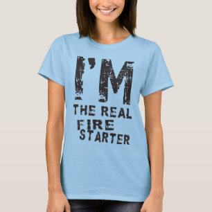 私は実質の発火具です Tシャツ