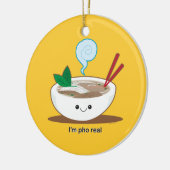 私は実質Phoです セラミックオーナメント (左)