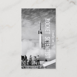 私は実際にロケットの科学者です 名刺