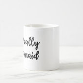 私は実際に人魚のマグです コーヒーマグカップ (中央)