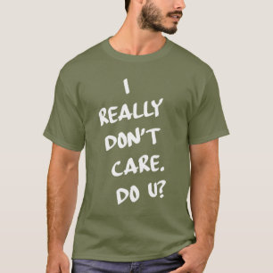 私は実際に気になりません。 Uはか。 Tシャツ