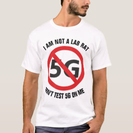 私は実験室のラット、テストしません私の5GをTシャツではないです Tシャツ
