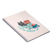 私は室内猫おもしろい ノートブック (右側)