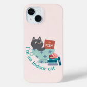 私は室内猫おもしろい Case-Mate iPhoneケース (裏面)