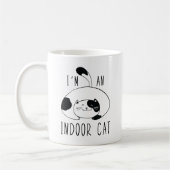 私は室内猫だ コーヒーマグカップ (左)