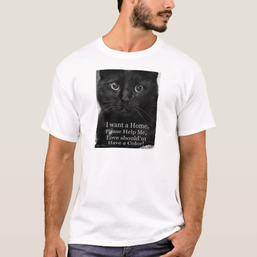 私は家がほしいと思います Tシャツ (正面)