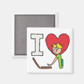 私は家で働くのが大好き マグネット (正面/裏面)