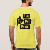 私は家にいない Tシャツ (裏面)