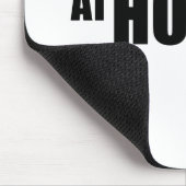 私は家のカールで石を投げます マウスパッド (コーナー)