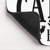 私は家の中の猫が全て好きだ マウスパッド (コーナー)