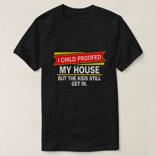 私は家の保育を… Tシャツ (デザイン正面)