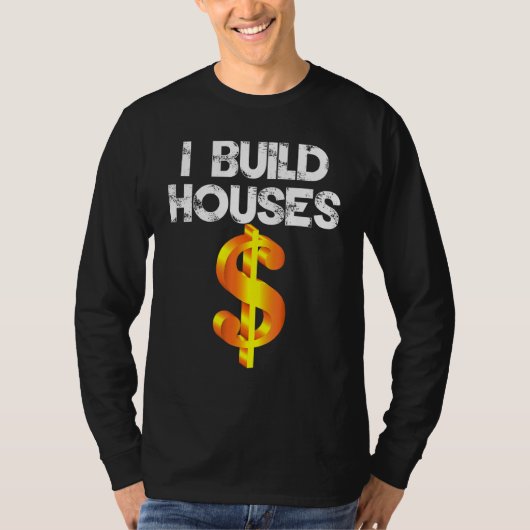私は家を建てるドル記号ヴィンテージT Tシャツ (正面)
