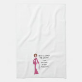 私は家を掃除した – ここに住むストップためにすべての人! キッチンタオル (縦)