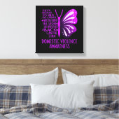 私は家庭内暴力認識度 キャンバスプリント (インサイチュ (寝室))