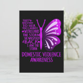 私は家庭内暴力認識度 サンキューカード (スタンド正面)
