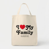 私は家族のクリスマスマッチングが大好きだ トートバッグ (正面)