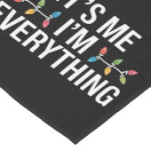 私は家族のクリスマスマッチングのすべてである ショートテーブルランナー (コーナー)