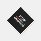 私は家族のクリスマスマッチングのすべてである スタンダードカクテルナプキン (角)