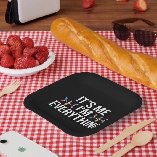 私は家族のクリスマスマッチングのすべてである ペーパープレート (ピクニック)