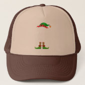 私は家族のグループの小妖精や小人にマッチする熱いクリスマス キャップ (正面)