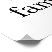 私は家族のポスターが大好きだ ポスター (角)