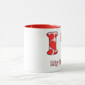 私は家族を愛している マグカップ (中央)