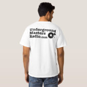 私は家音楽を回します Tシャツ (裏面フル)