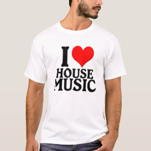 私は家音楽を愛します Tシャツ