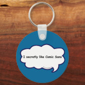 私は密かに漫画サンが大好き！ キーホルダー (正面)