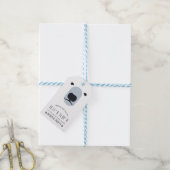 私は寒さに勇敢パーティー! |おもしろい | ギフトタグ (より糸付き)