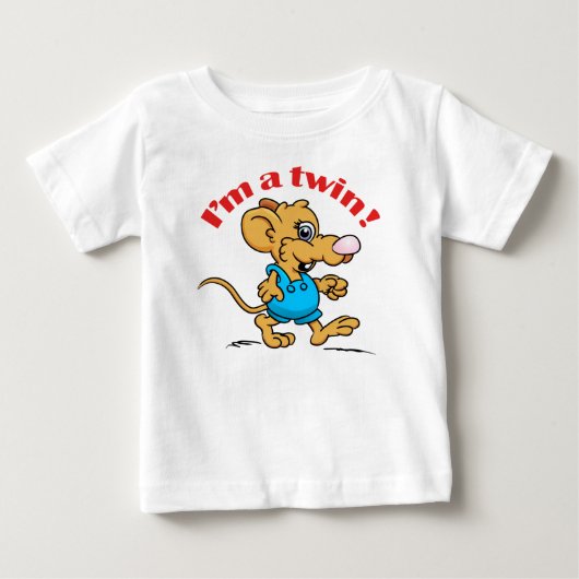 私は対および追随的です! mouseyワイシャツ ベビーTシャツ (正面)