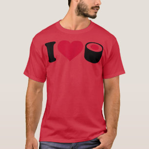 私は寿司が大好きだ Tシャツ