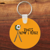 私は寿司が大好き! キーホルダー (正面)