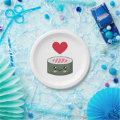 私は寿司が大好き ペーパープレート (パーティー)