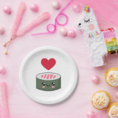 私は寿司が大好き ペーパープレート (パーティー)