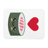 私は寿司が大好き マグネット (横)